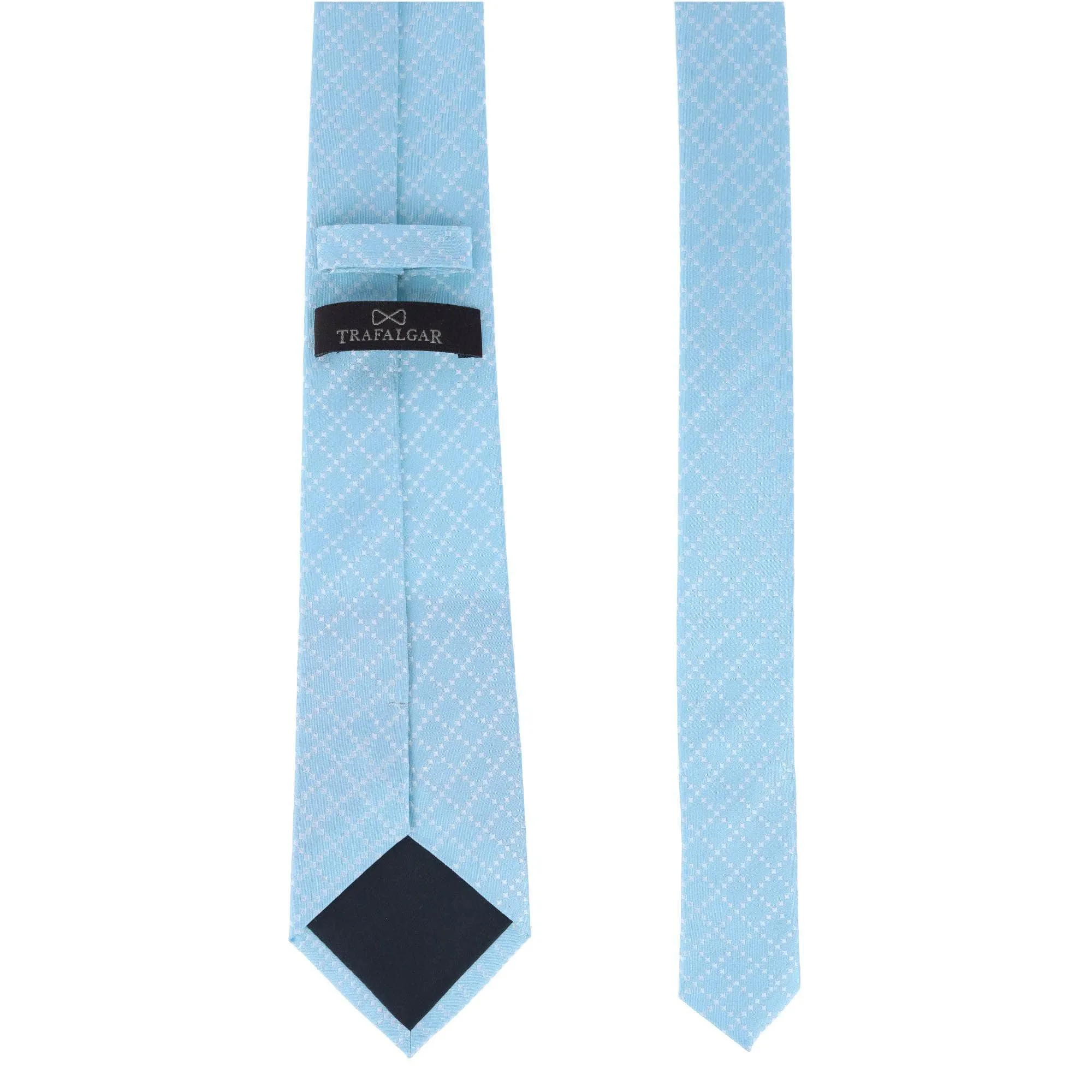 Rowan Geometric Pattern Silk Necktie