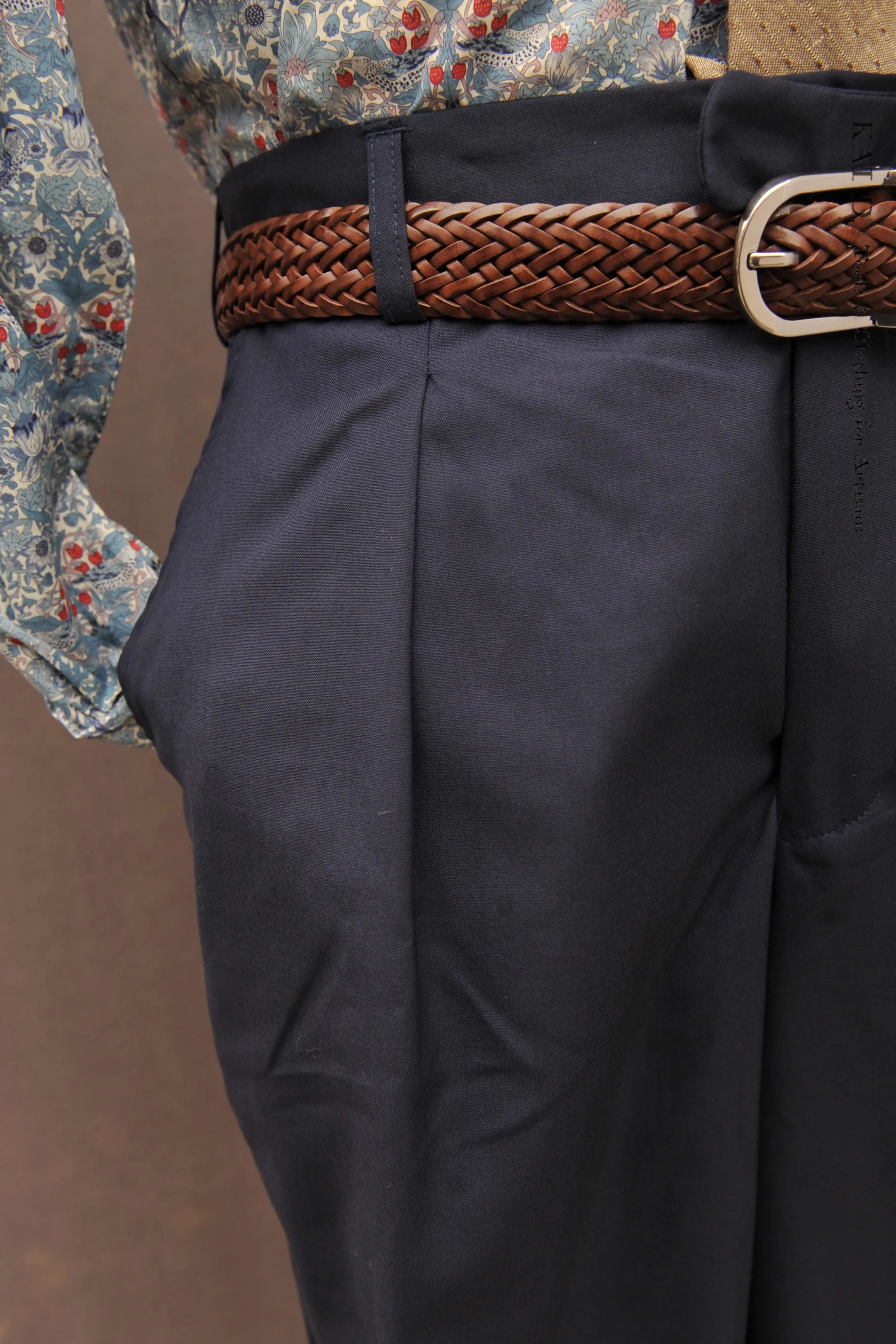 Sheffield Trousers - Navy Tropical Wool - S, M, L
