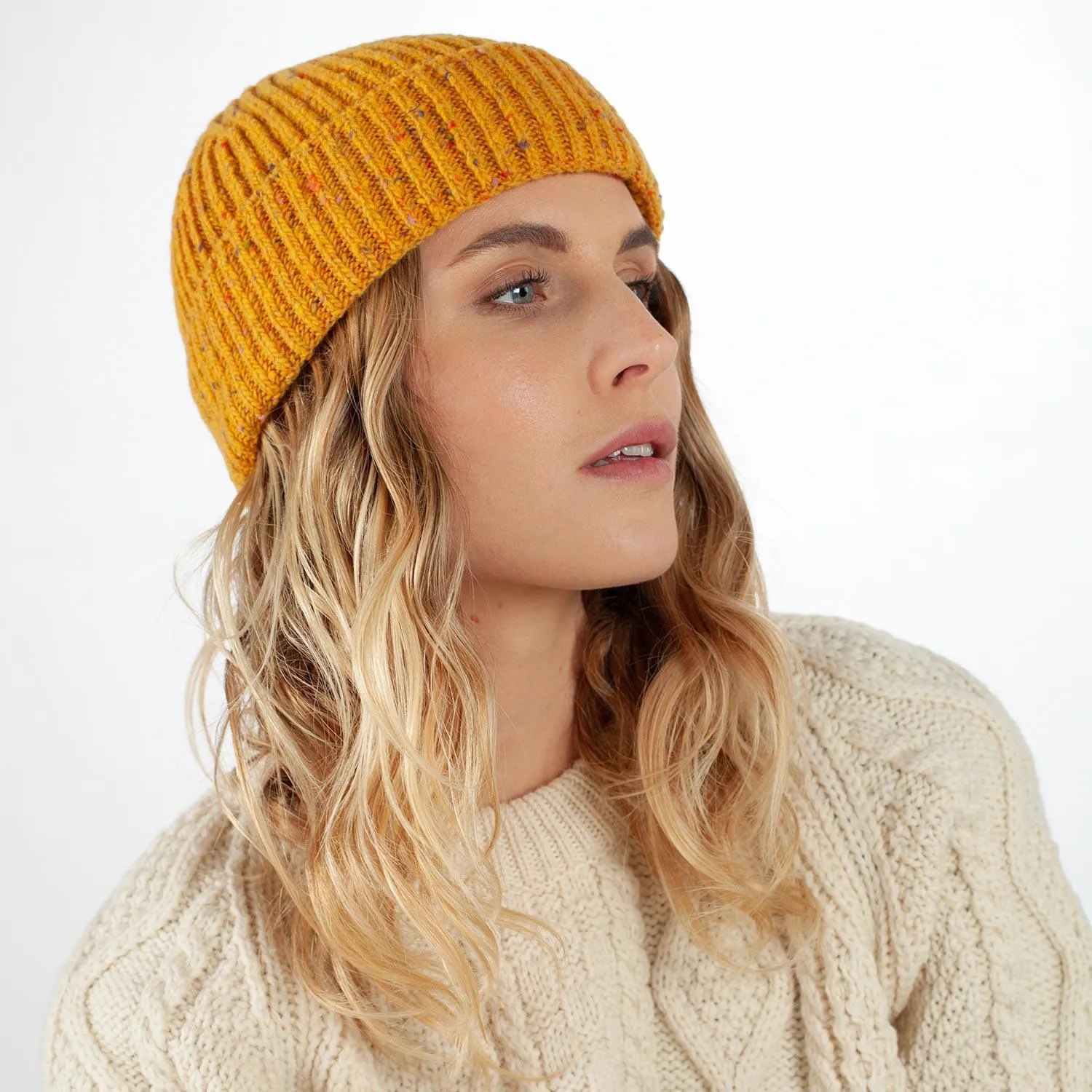 Soft Merino Beanie Mustard