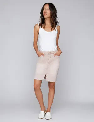Stella Mini Acid Button-Fly Skirt