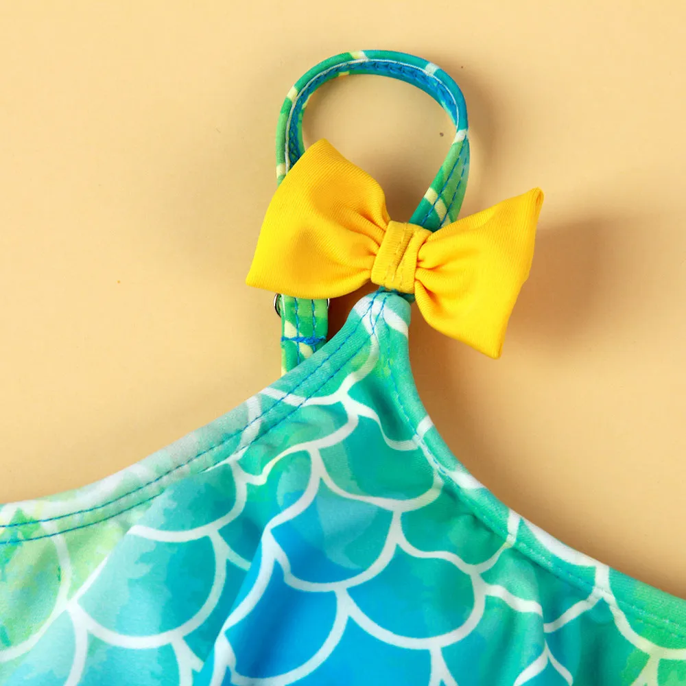 Swimsuit Girl's GradientSummer Children Swimwear