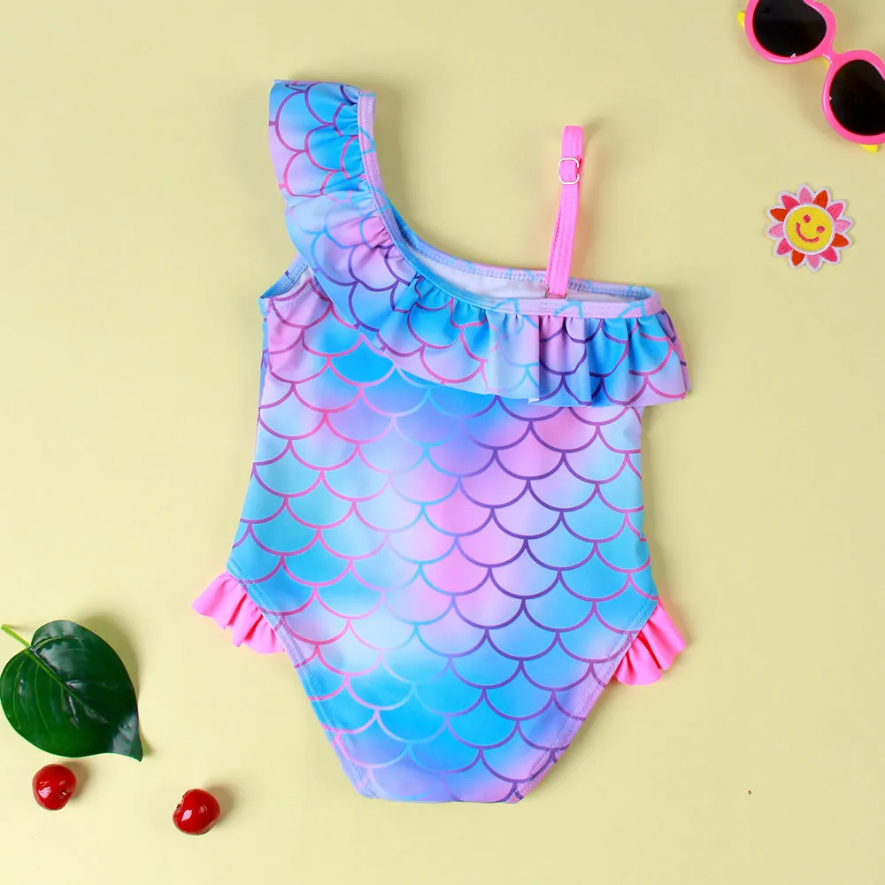 Swimsuit Girl's GradientSummer Children Swimwear