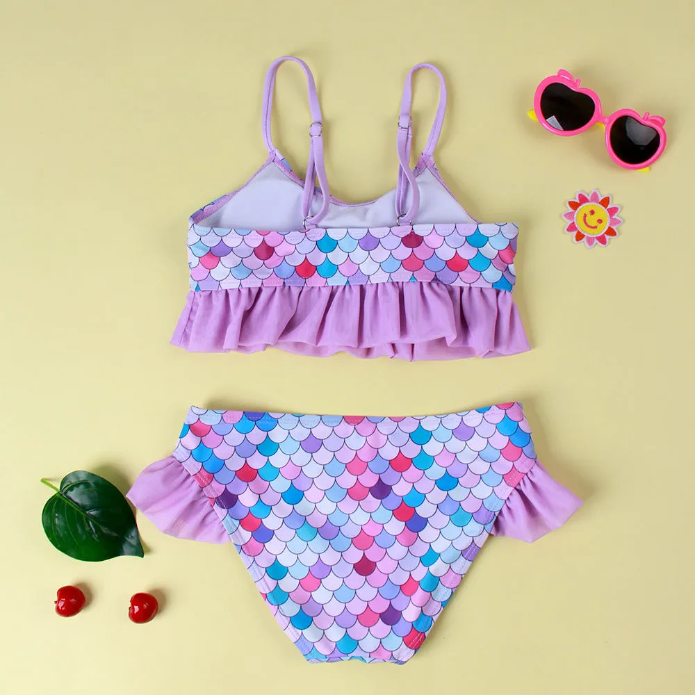 Swimsuit Girl's GradientSummer Children Swimwear