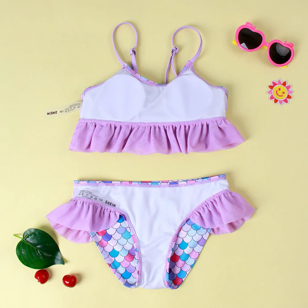 Swimsuit Girl's GradientSummer Children Swimwear