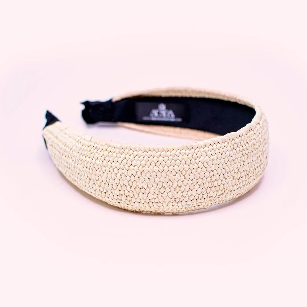 Texture Burlap Womens Headbands • Canopus Model
