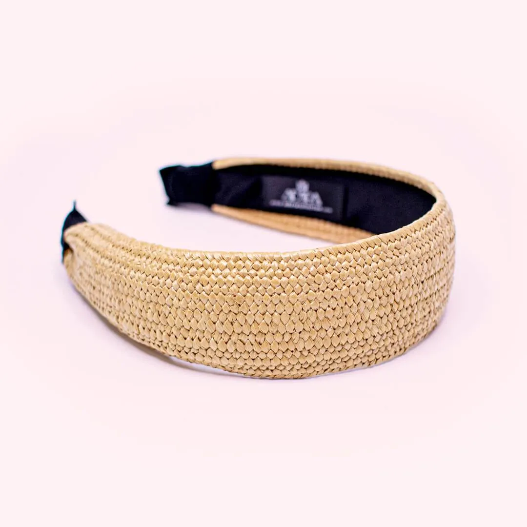 Texture Burlap Womens Headbands • Canopus Model