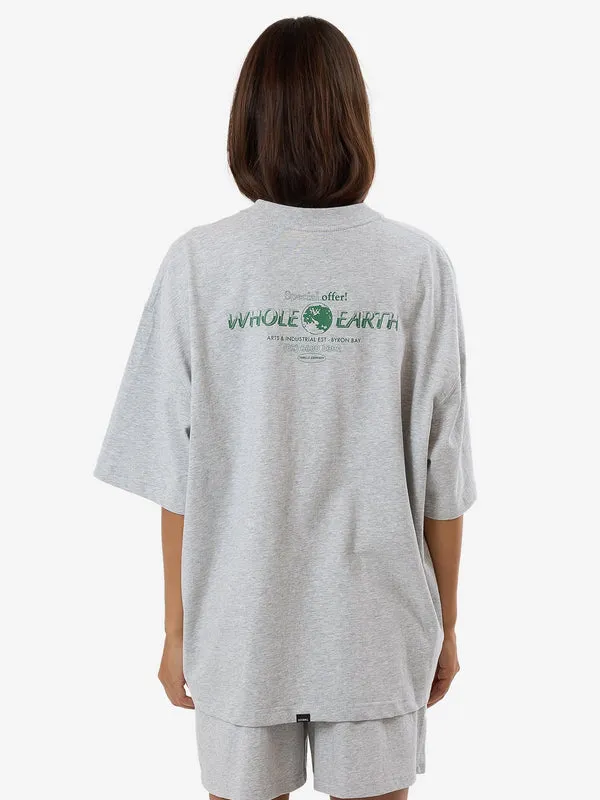 THRILLS Special Offer Oversized Tee - SNOW MARLE