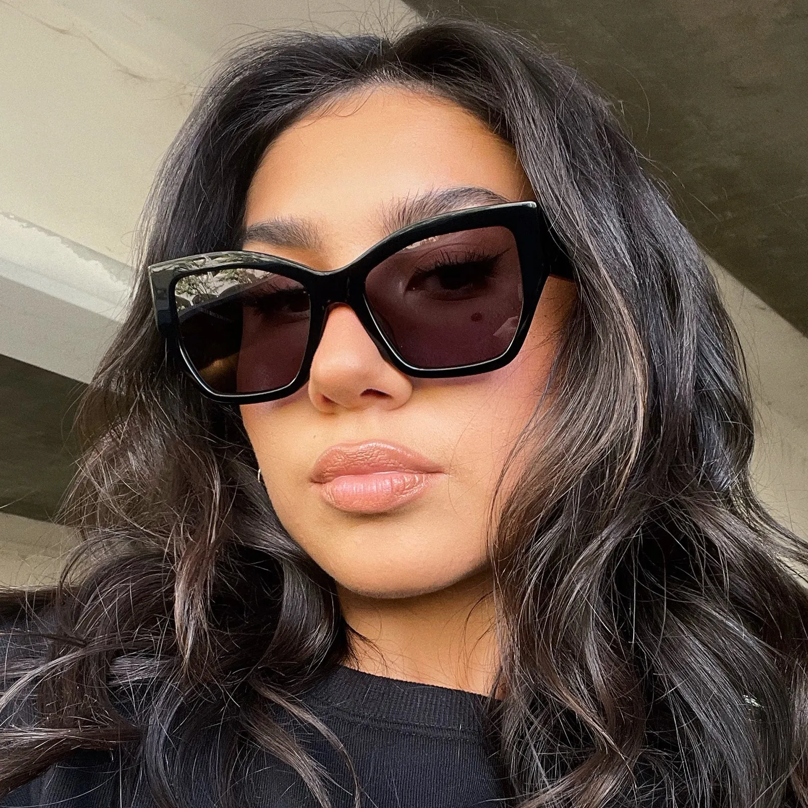 VIVIENNE - BLACK   GREY   POLARIZED SUNGLASSES