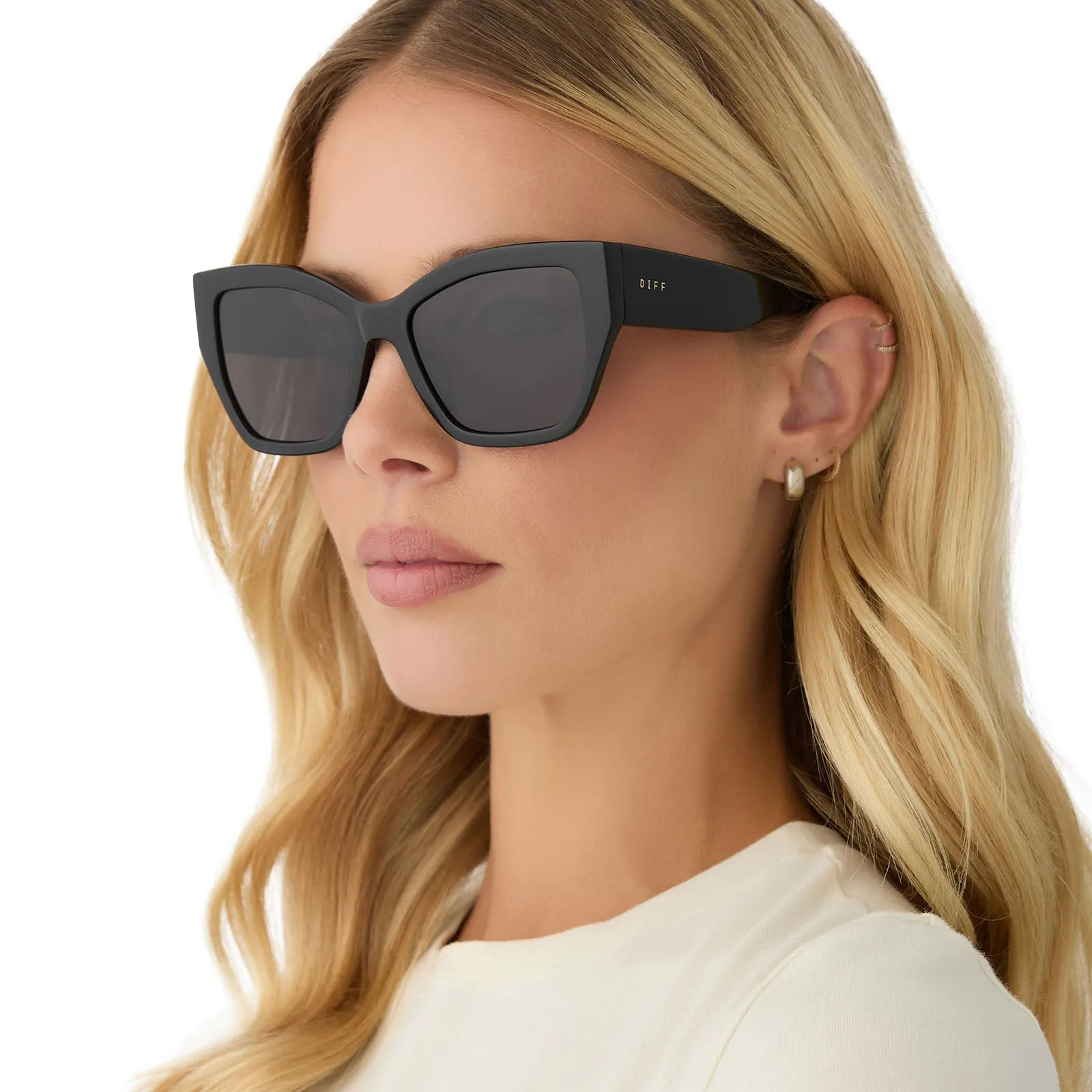 VIVIENNE - BLACK   GREY   POLARIZED SUNGLASSES