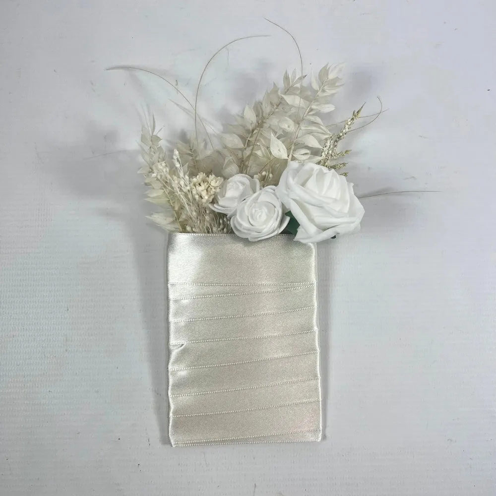 White Rose Pocket Buttonhole