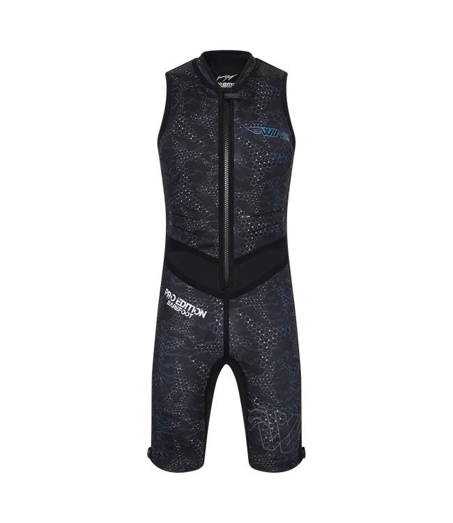 2025 Wing Pro Edition Keenan Derry Barefoot Suit - Stylish Blue Performance Swimwear